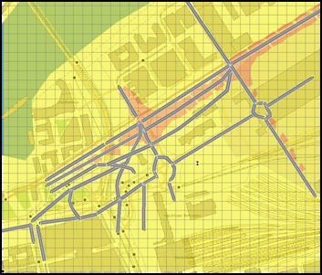 Centralstation år 2030 a b Figur 15: 98-percentil-timmedelvärdet av NO2-halter på Centralstation beräknades med