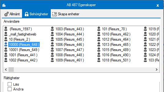 Man kan alltså ge användare A rättighet att se en sökordning (glob/toppnod) medan användare B ser andra sökordningar.