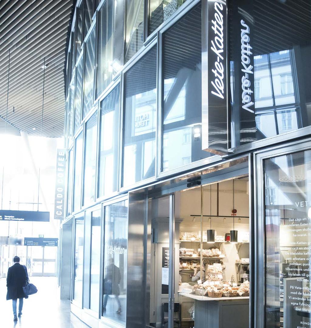 CASE / HÄNDELSER CASE / XXXXXXXXXXXXX UNDER ÅRET NY BUTIK I STRÅKET Citybanan öppnade för trafik under 2017 och då öppnade också pendeltågsstationen Stockholm City.