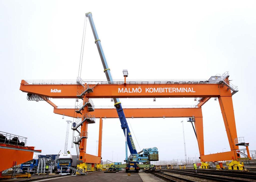 Malmö Kombiterminal ligger perfekt strategiskt för kostnads- och miljöeffektiva transporter i Sverige och Europa.