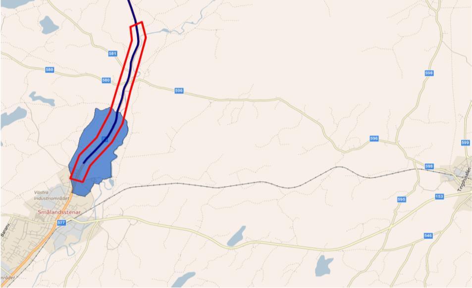 Den berörda sträckan är en del av en viktig pendlingsväg mellan Halmstad, Gislaved och Jönköping. Vägen saknar mötesseparering, är smal och har brister vad gäller plan- och profilstandard.