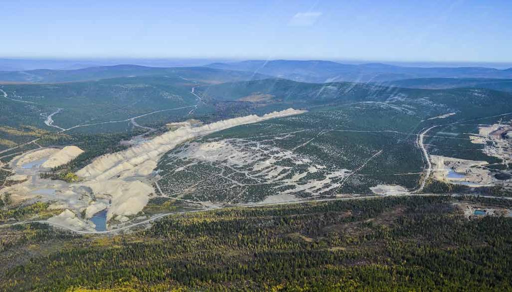 PROJEKT KRASNY 19 Vostochny Producerad alluvial fyndighet Verksam alluvial fyndighet Centrala Krasny STEG 2 FÖR PLANERING AV GULDPRODUKTIONEN I mars 2015 satsade GV Gold ytterligare 3 miljoner USD