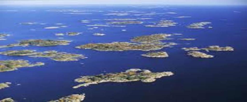 Tidiga intryck Vi ser öar av
