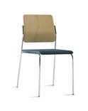 Stol med sits och rygg i fanér Chair with seat and back in veneer Art.no.