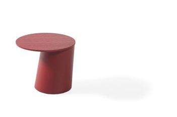 bord tables ahoy BY DANIEL ENOKSSON Bord med pelare i formpressad plywood. Bordsskiva i askfanerad plywood. Klarlackad alt. betsad i standard NCS (svart eller vit), NCS eller NCS.