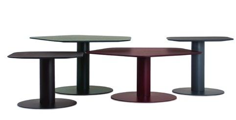 The table top is colour matched with the frame. Bord 4 sidor Table 4 sides Art.no.