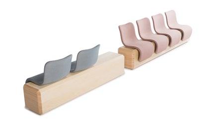 fåtöljer/soffor easychairs/sofas ascent balksoffa beam BY BRAD ASCALON Bänk/soffsystem i 2 storlekar med individuella sittelement, 3 eller 4 sitsar. Balk i ask fanér.