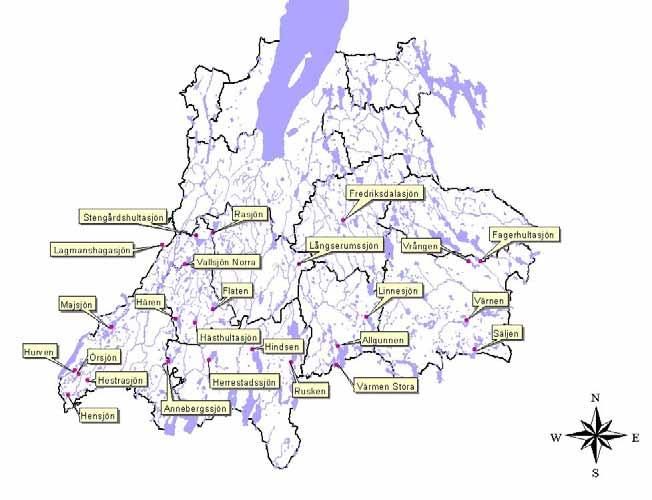 VATTENKEMI I 25 KALKNINGSPÅVERKADE SJÖAR I JÖNKÖPINGS LÄN 1995-21 7 2 Inledning Analyserna i den vattenkemiska kalkeffektuppföljningen i Jönköpings län sker i olika ambitionsnivåer.
