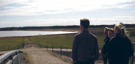 15 Bättre vatten i Ölmeviken och Varnumsviken hur går projektet? Strukturkalkning på jordbruksmark kan ge upp emot en halvering av fosforläckaget.