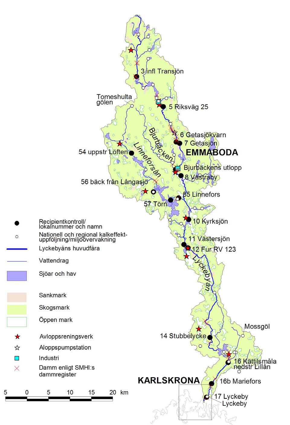 LYCKEBYÅN 2011 Bakgrund Karta 1.