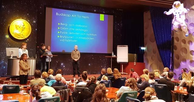 Det var en bra blandning med olika professioner Seminariedeltagare De olika representerade yrkesgrupperna tog upp sina roller i behandling och omhändertagande av patienter med svår hjärtsvikt som