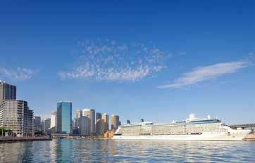 Dag 6 11 apr Sydney, Australien Vi checkar ut från hotellet mitt på dagen och tar oss gemensamt till vårt fartyg Celebrity Solstice, som blir vårt hem de kommande 18 nätterna.