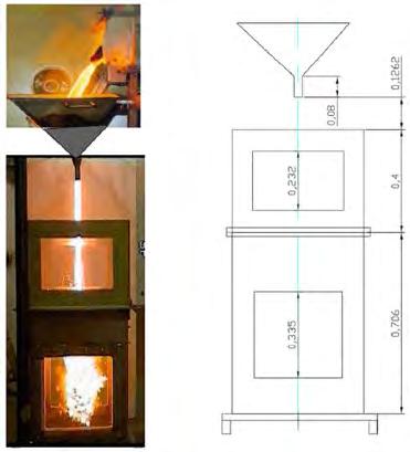 like and high density ceramic type material melt simulants in the fragmentation and debris packing behavior.