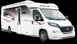 Travel Master 780 LXL 2.5m En av de populäraste planlösningarna. Här får du dubbelsäng, toalettavdelning med separat duschkabin, stort vinkelkök och en rymlig sittgrupp med stor soffa.