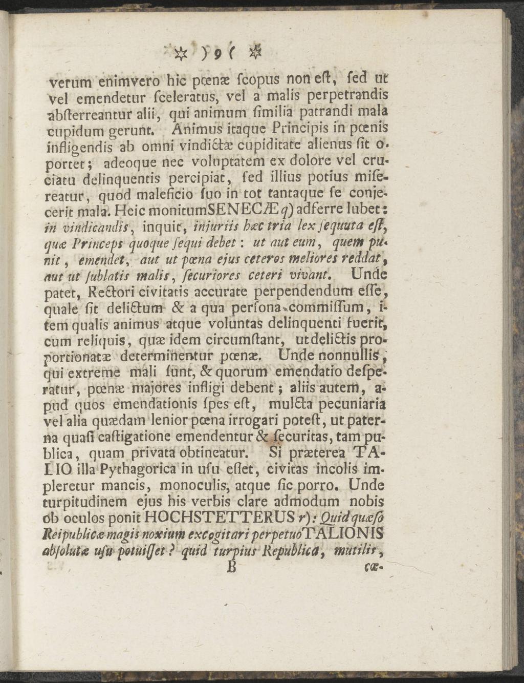 ' # y p r $ verum enimvero hic pcense fcopus noneft, fed ut Vel emendetur fceleratus, vel a malis perpetrandis abfterreantur alii, qui animum Emilia patrandi mala cupidum gerunt.