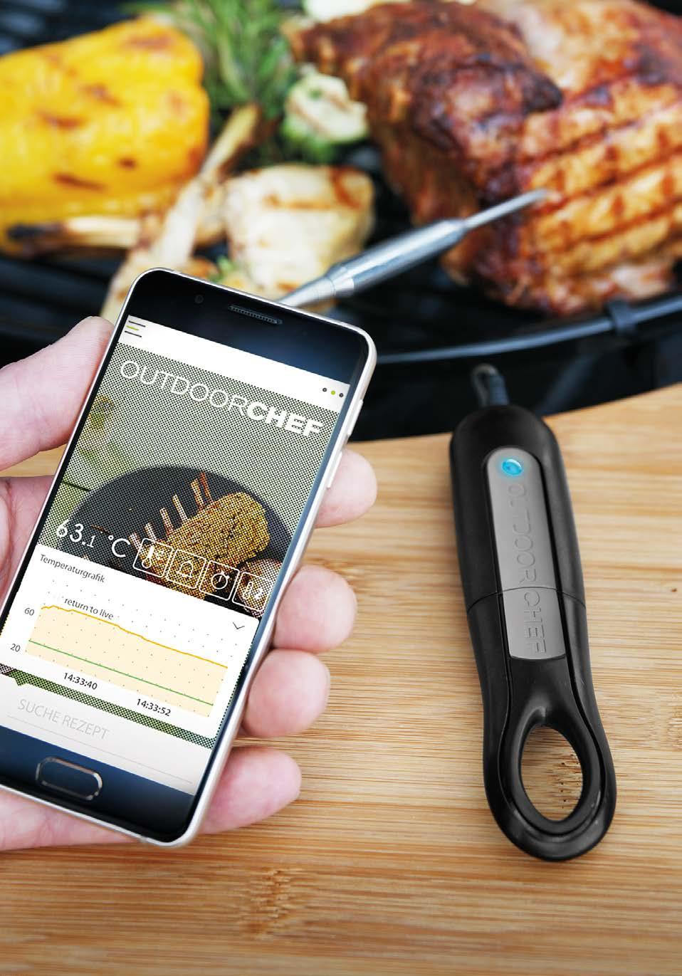 NYA GOURMET CHECK DUAL BT Skyddsklassat hölje Laddbart batteri med