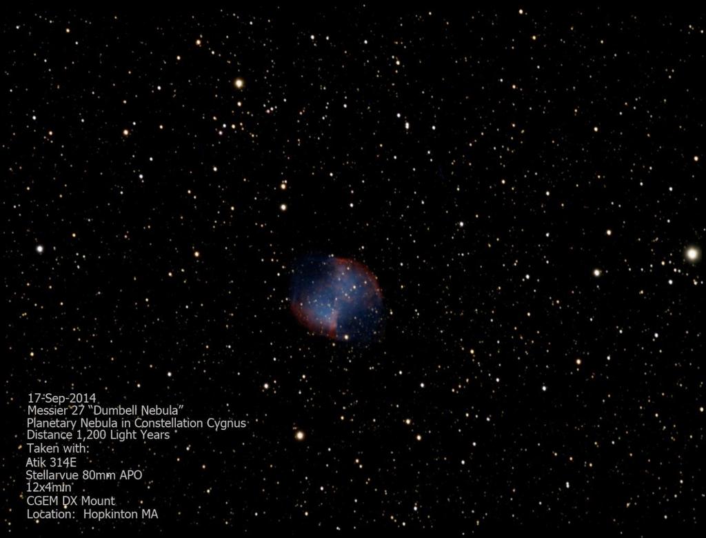 17 Background information: I have had a life long passion for astronomy and observing. I'm a member of two astronomy clubs - the Aldrich Astronomical Society, and the Skyscrapers.