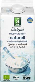 EKOLOGISK MILD YOGHURT NATURELL Coop