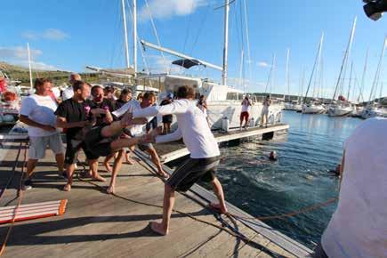 Det är mycket mera racing än cruising under Scandinavian Race Week jämfört med liknade regattor här i Kroatien, berättar Alen Kustic.