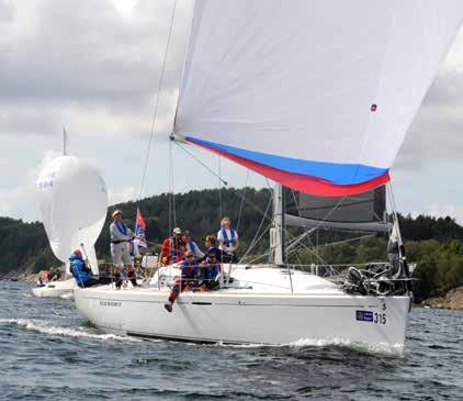6 7 J14 Flu Amerikanska Alchemy Vinnare Tjörn Runt 2014 lilla banan Vinnare Tjörn Runt 2014 stora banan Foto: Carin Algemark Berndt Kappseglingen utgör bara 25 procent av arbetet För min del började