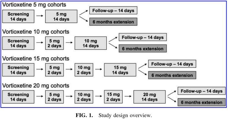 Vortioxetine studie av PK i blandad dep/anx grupp med 50% ADHD samsjukl.