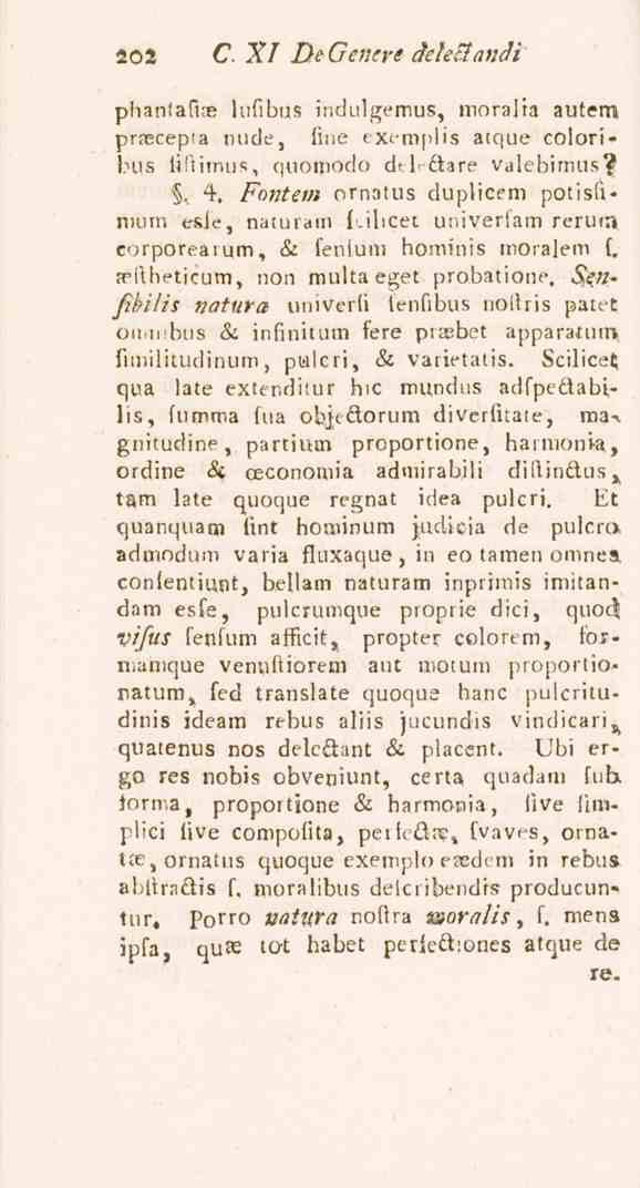 202 C. XI DeGenere dehclandi phanlafire lufibus indulgemus, rooralta autern prrecepta nude, fine txemplis atque coioribus iiflimus, quomodo dt-h-ctare valebimus?