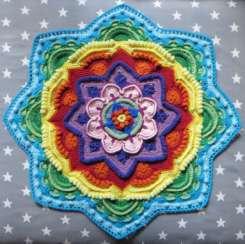 Mandala Madness Copyright: Helen Shrimpton, 2015. All rights reserved. By: Helen at www.crystalsandcrochet.