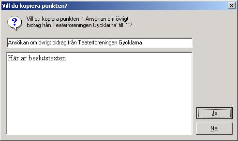 Bilden med beslutstext visas.