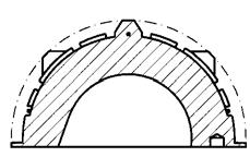 Implantat FAL polyetylen acetabulumcupar UHMWPE anti-luxation Material: UHMWPE, -ray markering: CoCrMo höjd Body Yttre Ø Inner Ø 28 mm Inner Ø 32 mm Ytter Ø mm Body Ø mm Höjd mm Art. nr.