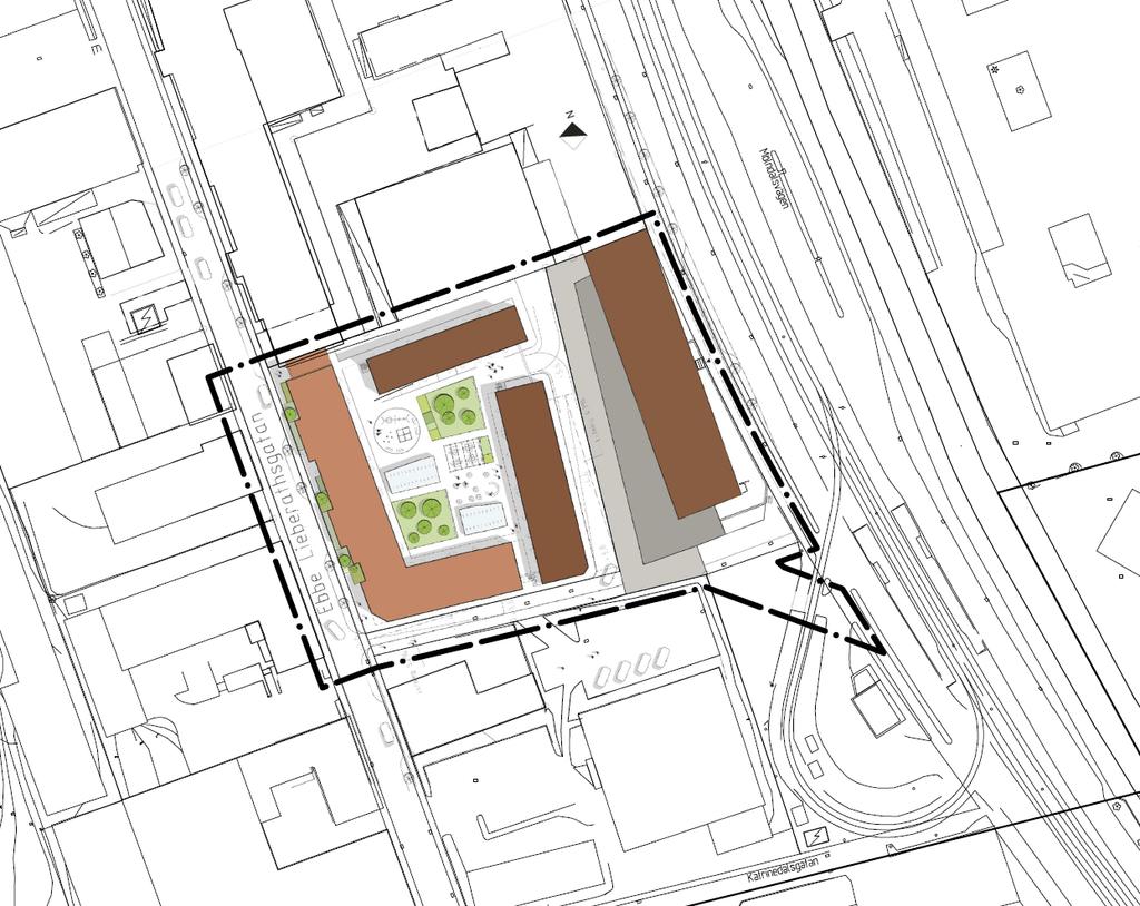 Beskrivning av förslaget Planarbetet i följer intentionerna i pågående arbete med fördjupad översiktsplan för Mölndalsåns dalgång.
