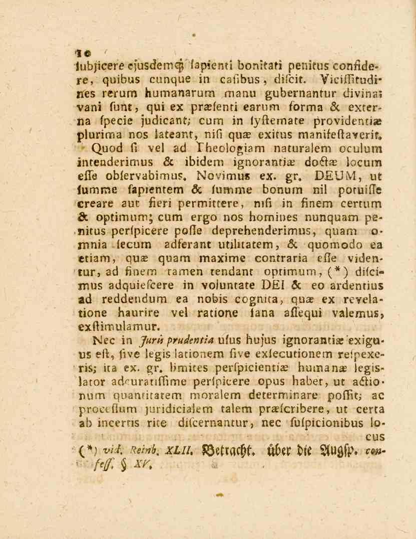 10 lubjicere esusdemh iapientl bon.tati penitus confidere, quibus cunque in cafibus, åifcit.