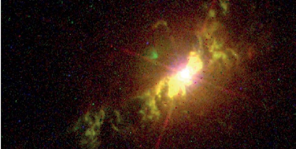 Fig. 11. Fördelning i absolut magnitud av 96 klotformiga stjärnhopar i vår egen galax. Man finner maximalt antal hopar kring M = -7,5.