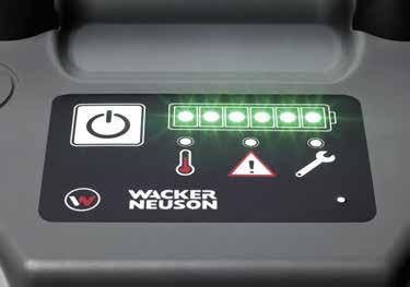 0 % utsläpp 100 % utsläppsfri Kabelfri batteridrift 55 % mindre driftskostnader än hos