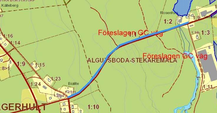 SAMMANTRÄDESPROTOKOLL 5(17) 80 Dnr TFN/2017:74 300 Motion bygg gång- och cykelväg utmed del av väg 1013 Broakulla Algutsboda Sammanfattning av ärendet En motion har inkommit, ärende i KS/2017:100,
