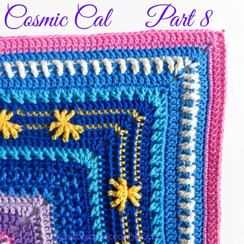 Cosmic Cal Del 8 Copyright: Helen Shrimpton, 2018. Alla rättigheter reserverade. Av: Helen på www.crystalsandcrochet.