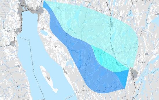 6.6.4 Effektbeskrivning och måluppfyllelseanalys Bedömningen för alla indikatorer samt bidrag till måluppfyllelse för delområdena på delsträckan Tranås Jönköping redovisas i bilaga 6.