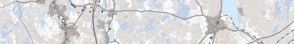 Stadskärnan är strategiskt placerad utmed sjöns södra strand. Staden söker sig vidare utmed Vätterns sidor och längs dalgången mot Taberg.
