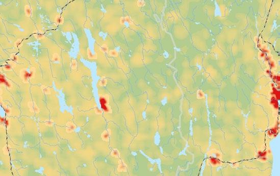 Trakten är rik på fornlämningar framförallt från yngre järnålder.