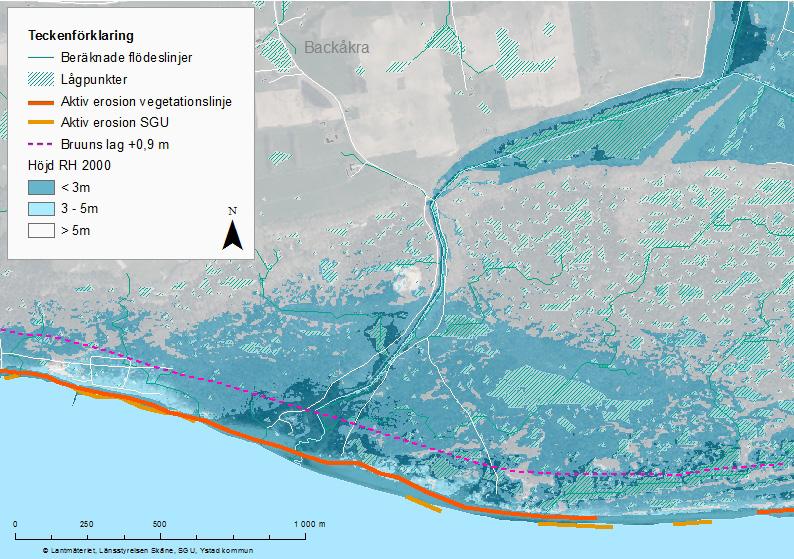 4.13 Hagestad naturreservat Området utgörs av Hagestad naturreservat som sträcker sig från Löderups strandbad i väster till Sandhammaren i öster. Genom reservatet rinner Tyge å.