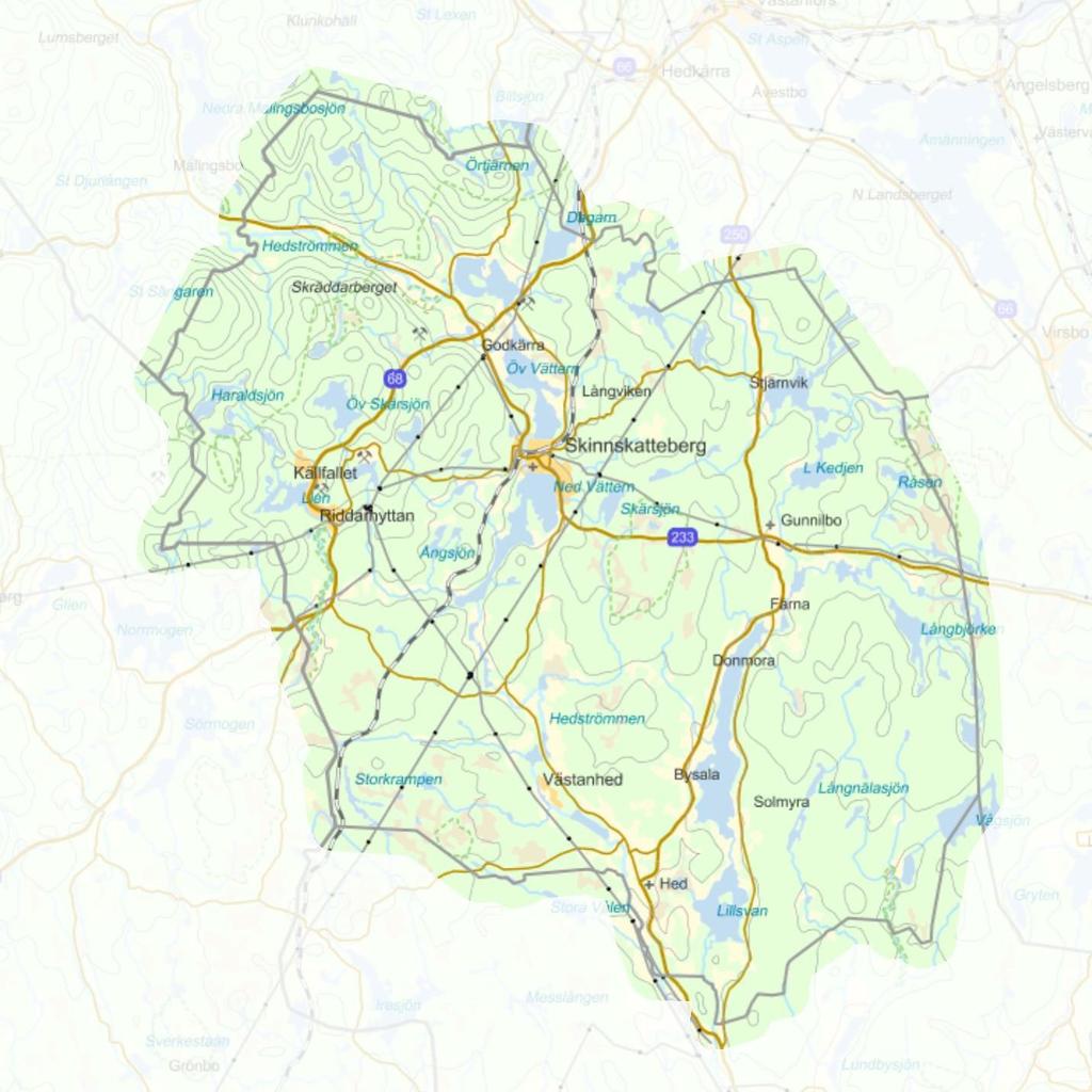 Prioriterade infrastrukturåtgärder Ur Översiktsplan för Skinnskattebergs kommun 2014 2.