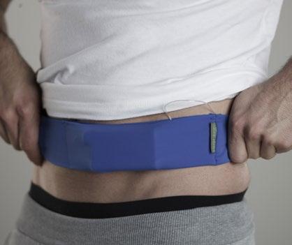 som kan klippas till önskad längd Bältet spänns på plats med ett kardborreband Passar alla