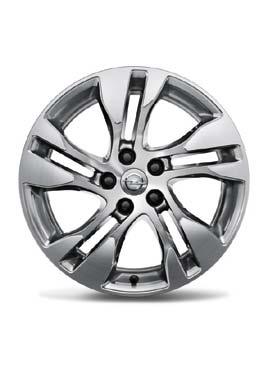1. 18-tums lättmetallfälg, tvåfärgade diamantslipade multiekrar i Technical Grey Matt, 8 J x 18, däck 245/45 R 18 (kod RD1). 1,2,3 FÄLGAR. Fälgarna säger mycket om vem som sitter bakom ratten.