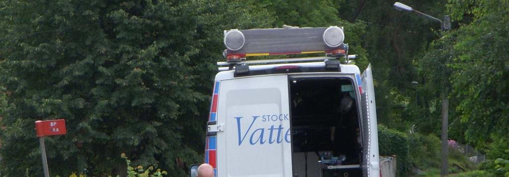 Planerat underhåll Tömning och spolning av brandposter Vatten i brandpostledningen står för