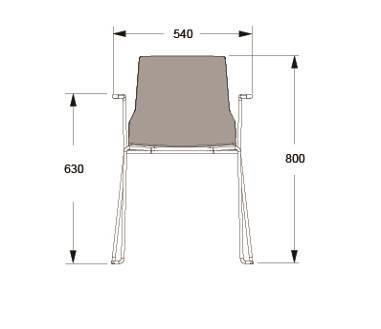 PARKER A PARKER ARMCHAIR DESIGN LARS HOFSJÖ 2011 STACKABLE ARMCHAIR FULL UPHOLSTERED