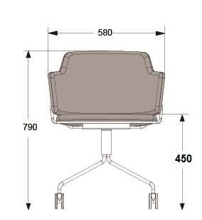 SKIFT PLUS WHEEL SKIFT PLUS WHEEL SWIVELLING ARMCHAIR DESIGN LARS HOFSJÖ 2013 ARMCHAIR FULL UPHOLSTERED. EXTRA UPHOLSTERED SEAT FRAME IN WHITE OR BLACK UPHOLSTERY COM 5.435 6.795 A 5.790 7.