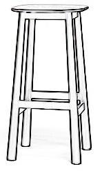 195 WIDTH 365 MM WHITE STAINED ASH 2.555 3.