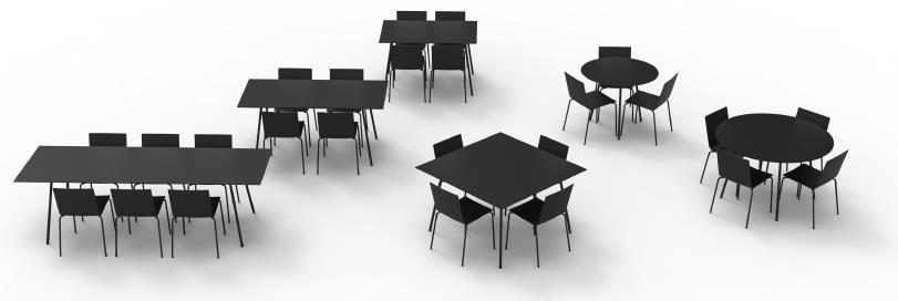 PAPER TABLE PAPER TABLE DESIGN CLAESSON KOIVISTO RUNE 2013 WHITE LAMINATE, WHITE PIGMENTED ASH LAMINATE, BLACK NANO LAMINATE ON BLACK MDF OR ASH WOOD VENEER BASE IN BLACK OR WHITE LAQUERED STEEL.