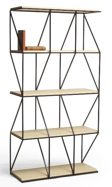 LOVEMYSHELF LOVEMYSHELF STORAGE SHELF DESIGN STUDIO STOCKHOLM 2018 HEIGHT 1700 MM ASH 25.585 31.980 DEPT 350MM WIDTH 850MM 25KG CBM STEEL FRAME IN BLACK.