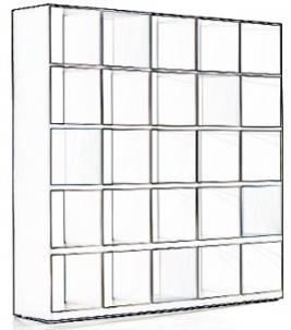TIMES SQUARE TIMES SQUARE STORAGE SHELF DESIGN CLAESSON KOIVISTO RUNE 2012 WHITE (NCS S
