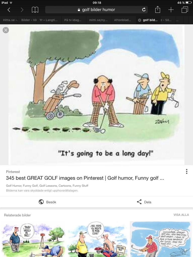 Golftävlingar/Ansvariga Inte en enda HIO inrapporterades i mars.